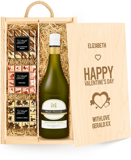 Valentine's Day Personalised Chocolate Tasting Experience With White Wine